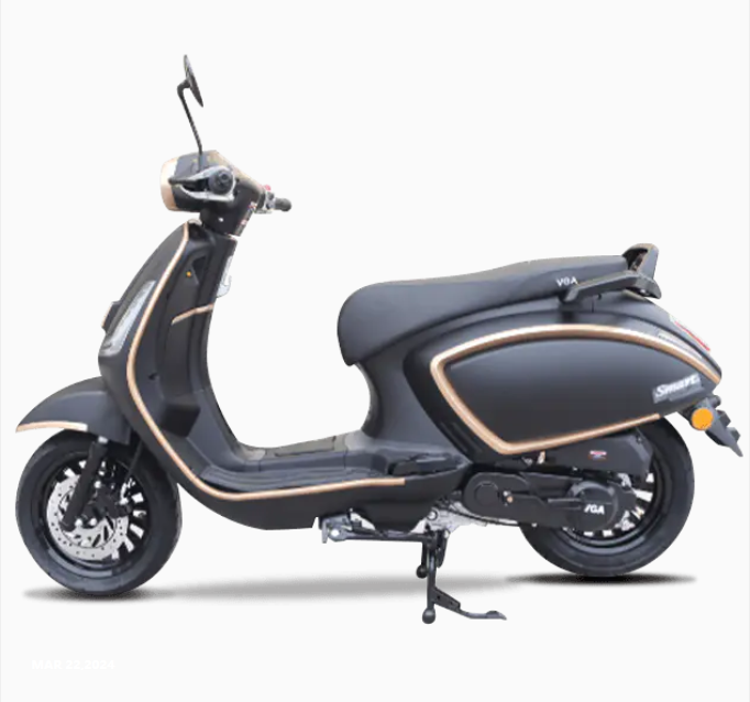 Nostalgia Meets Modernity: The Classic Retro Roman Holiday Electric Motorcycle Scooter