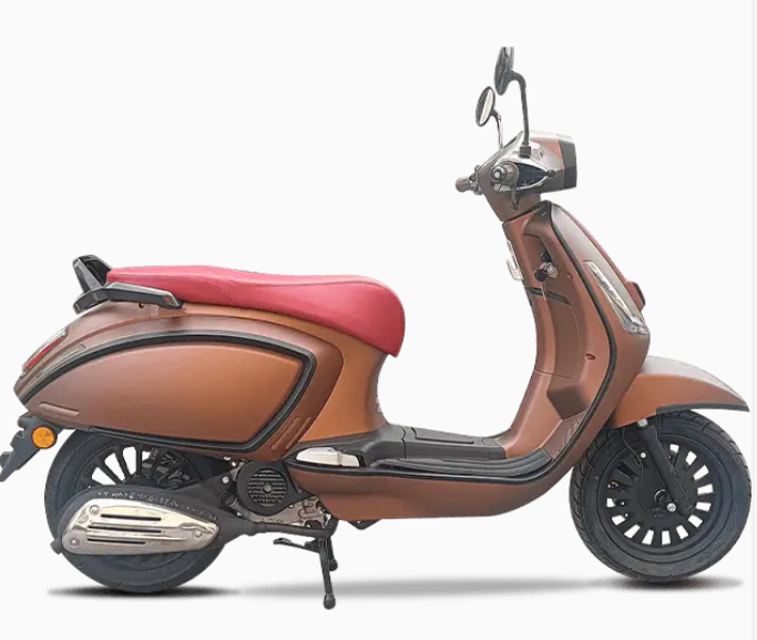 How does a gas scooter provide an efficient and eco-friendly alternative for transportation?